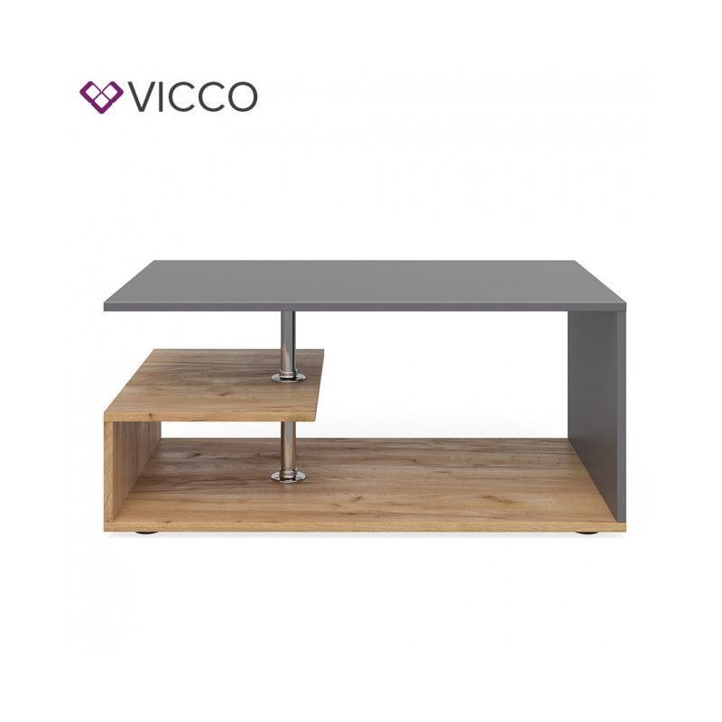 Tavoli: Couchtisch Beistelltisch - Anthrazit/Sandeiche - Sofatisch – Nuovo e nell'imballaggio originale da Wallenwil venduto da toesstal-vertrieb 4