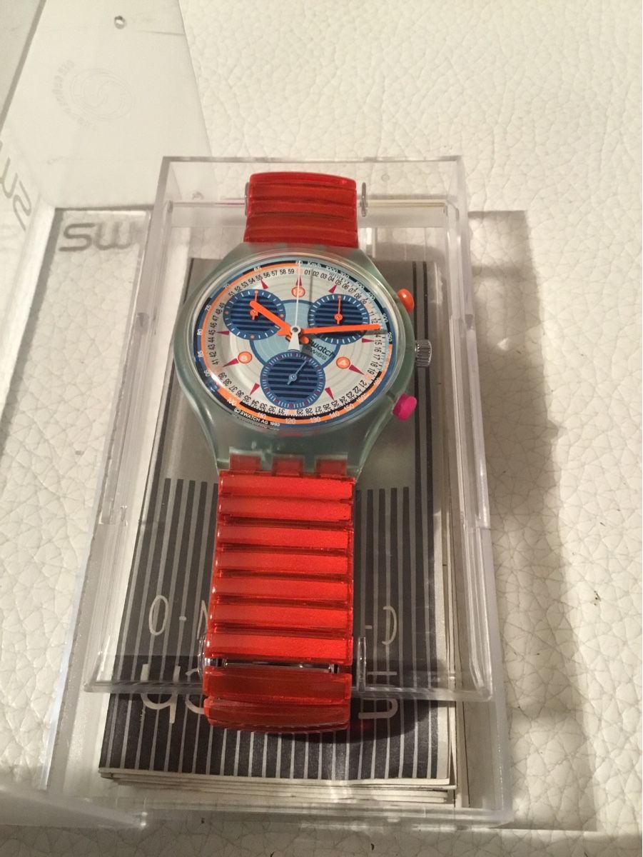 Swatch Orologi: Swatch chrono – Nuovo e nell'imballaggio originale da Neuchatel venduto da RinoICF