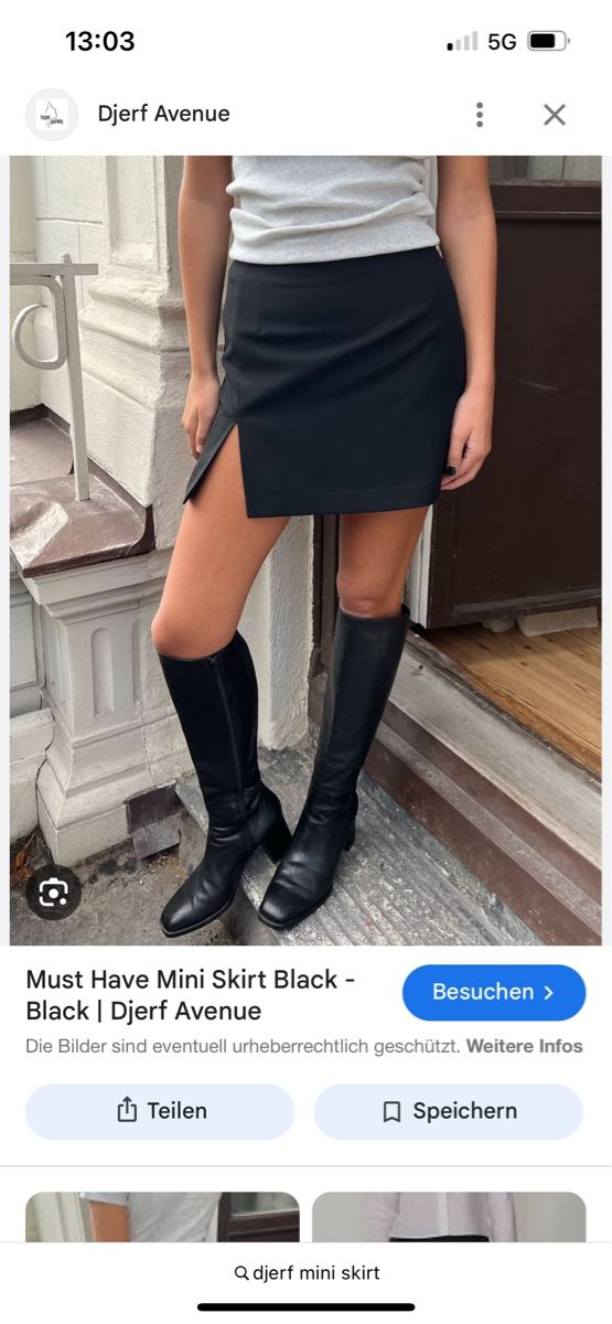 Djerf Avenue Gonne: Djerf avenue mini skirt – Usato da zürich venduto da schmid1234
