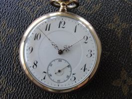 Montre de poche argent 800 plaqué or        CARPODIEM  51mm