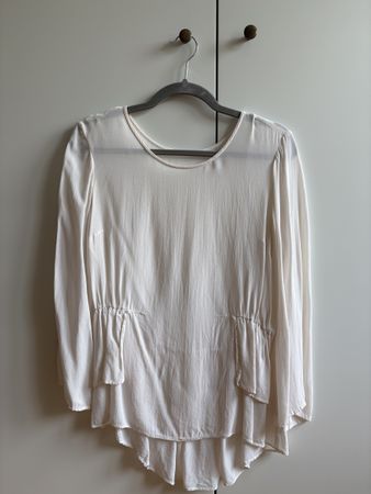 Weisse/beige Bluse, Urban Outfitters, Grösse M