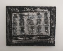 Quadro acrilico su tela dell'artista Schirà 100 x 80