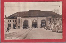 Chaux de Fonds - La Gare - 1929 - Voitue NE 41 / NE 1525