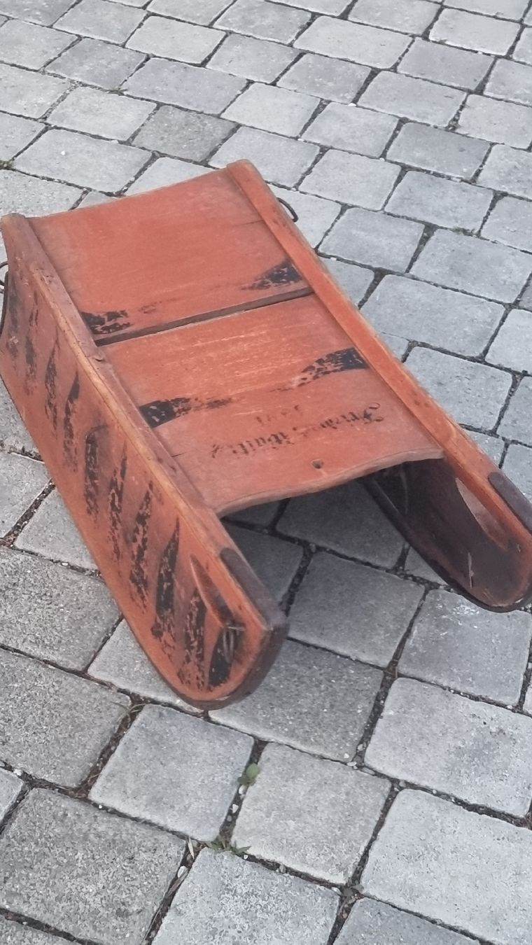 Slitta: Antiker Holzschlitten – Usato da Sils im Domleschg venduto da platin01