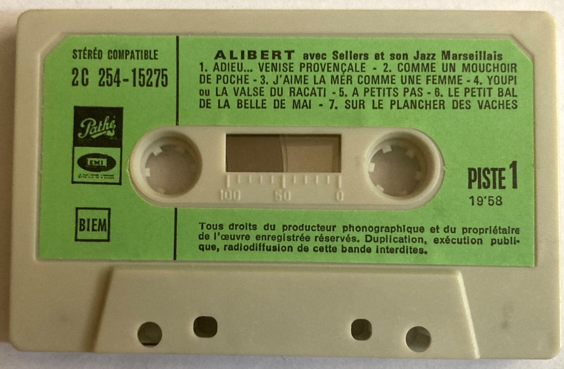 Kompaktkassetten: ALIBERT - LES GRANDS SUCCÈS D'ALIBERT – Gebraucht aus Poliez-Pittet von Newtown-Records 2