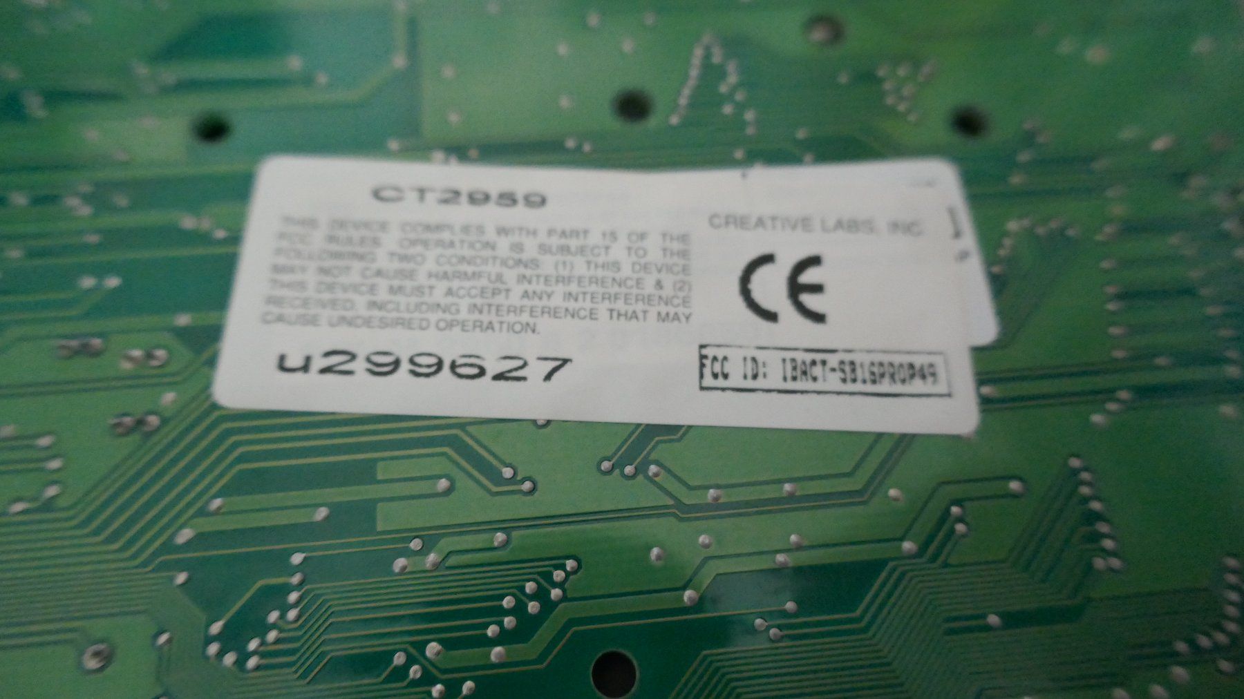 Creative Soundkarten: Creative Soundblaster 16 - CT2950 – Gebraucht aus Wenslingen von FairlightCMI 4