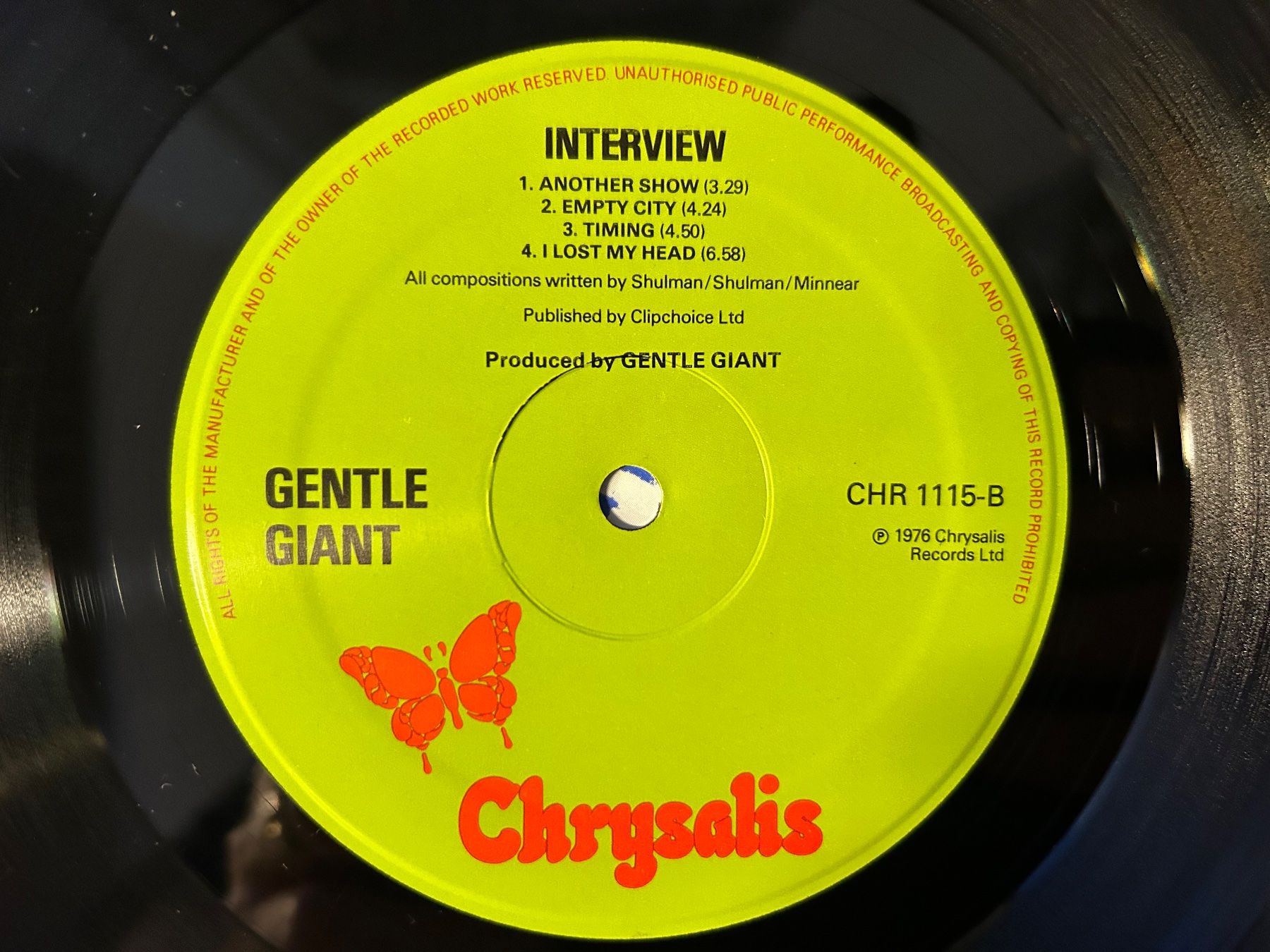 Dischi in vinile: Gentle Giant - "In'terview" – Usato da Aesch BL venduto da BlueMusicRecords 5