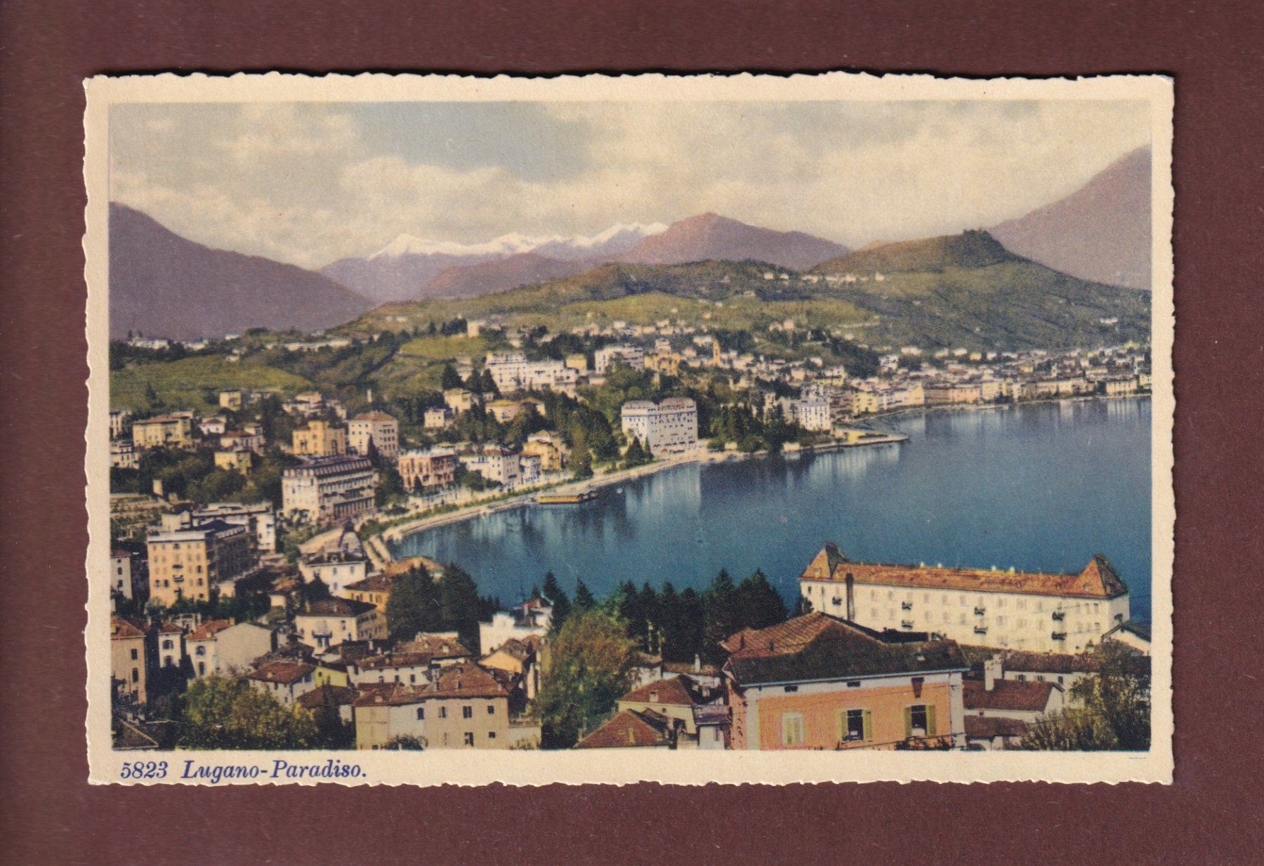 Ansichtskarten: LUGANO-PARADISO – Gebraucht aus Pully von nicecards-shop