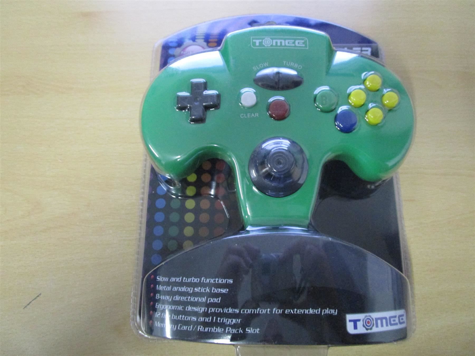 Altri accessori: Nintendo 64 Controller Tomee grün – Nuovo e nell'imballaggio originale da Goldau venduto da agestuffer