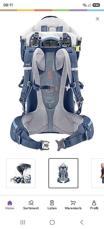 Deuter Bauch- & Rückentragen: Deuter Kid Comfort Tragrucksack – Gebraucht aus Müllheim Dorf von Stricker90 4