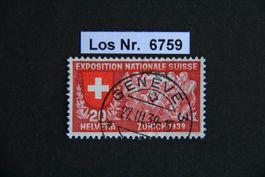 CH 1939 Ortsstempel mit Datum                       Los 6759