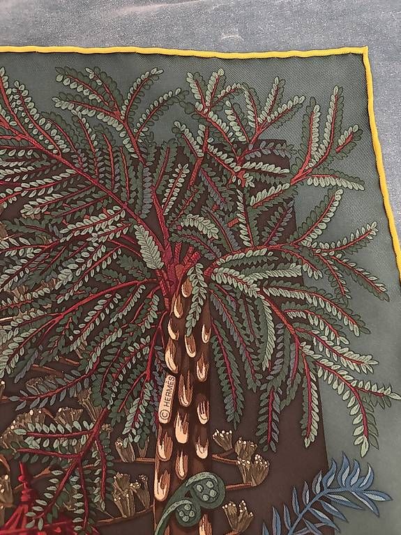 Foulards, Tücher & Schals: Hermes Scarf 90x90 Jardin de Sintra – Gebraucht aus Zürich von AnnaPech 3