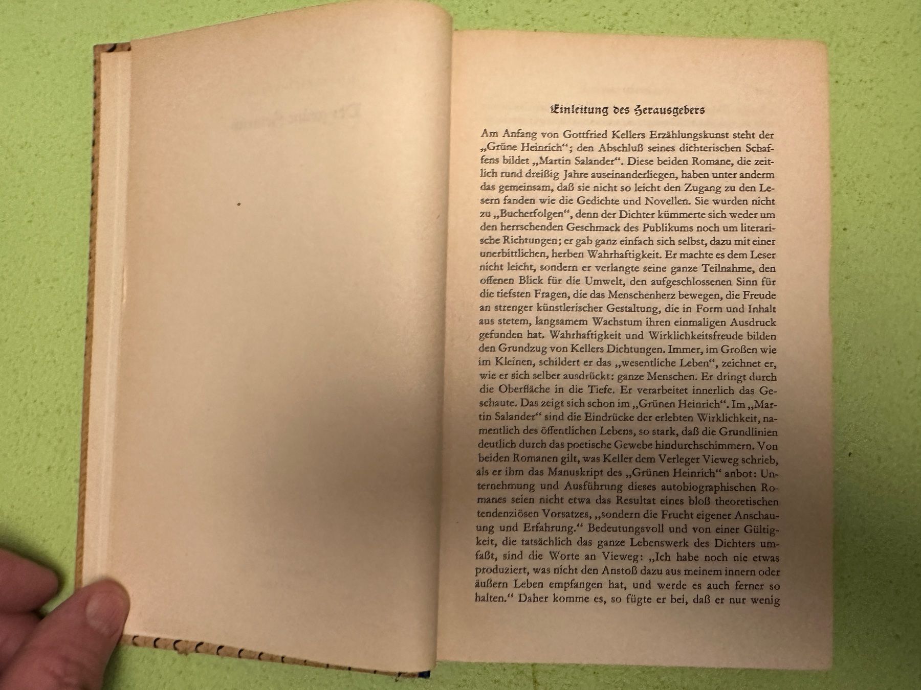 Libri: Gottfried Keller: Gottfried Kellers Werke. 6 Bde. – Usato da Zürich venduto da allp 4