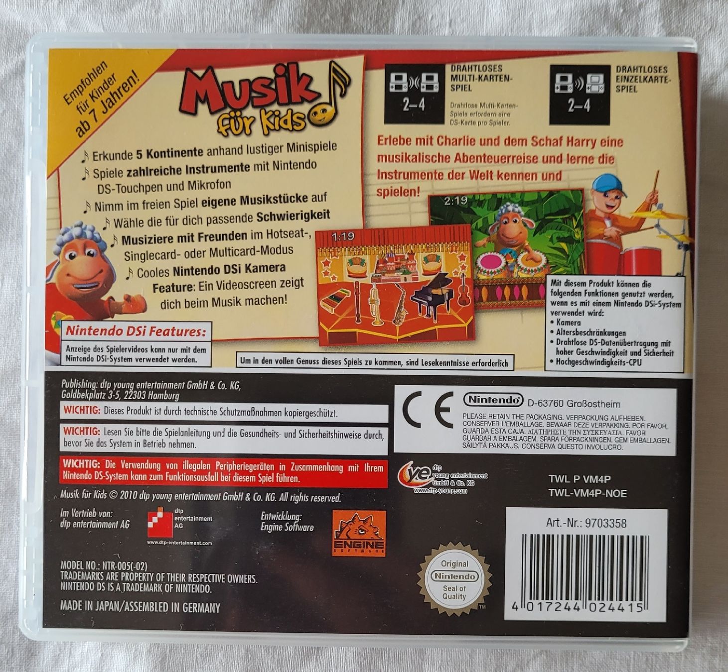 Nintendo Spiele: 3x Nintendo DS - Mathematik / Musik – Gebraucht aus Madiswil von Laubfleck 4