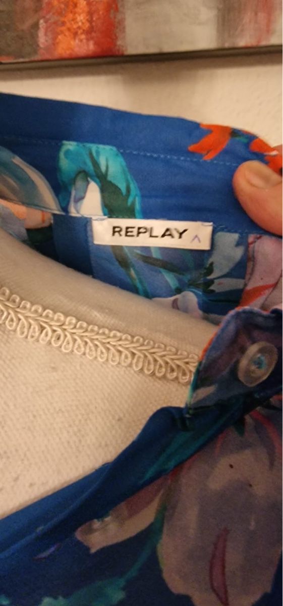 Replay Camicette: Replay Bluse, Grösse M, Viscose, Neu! – Nuovo (secondo la descrizione) da St. Gallen venduto da mania03 1