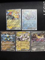 Lot de 5 cartes Pokémon faille paradoxe 