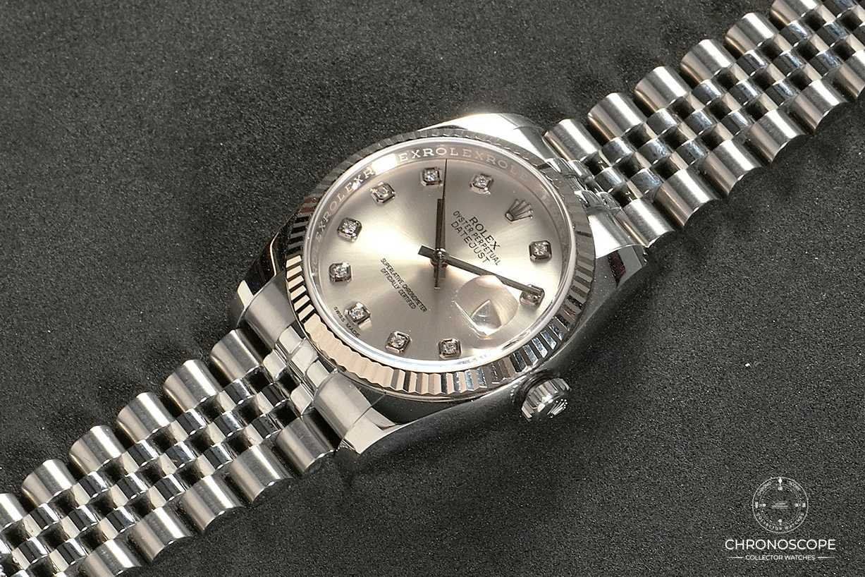 Rolex Orologi: Rolex Datejust ref.11623 factory set diamonds, full set 2022 – Usato da Luzern venduto da ChronoScope6004 2