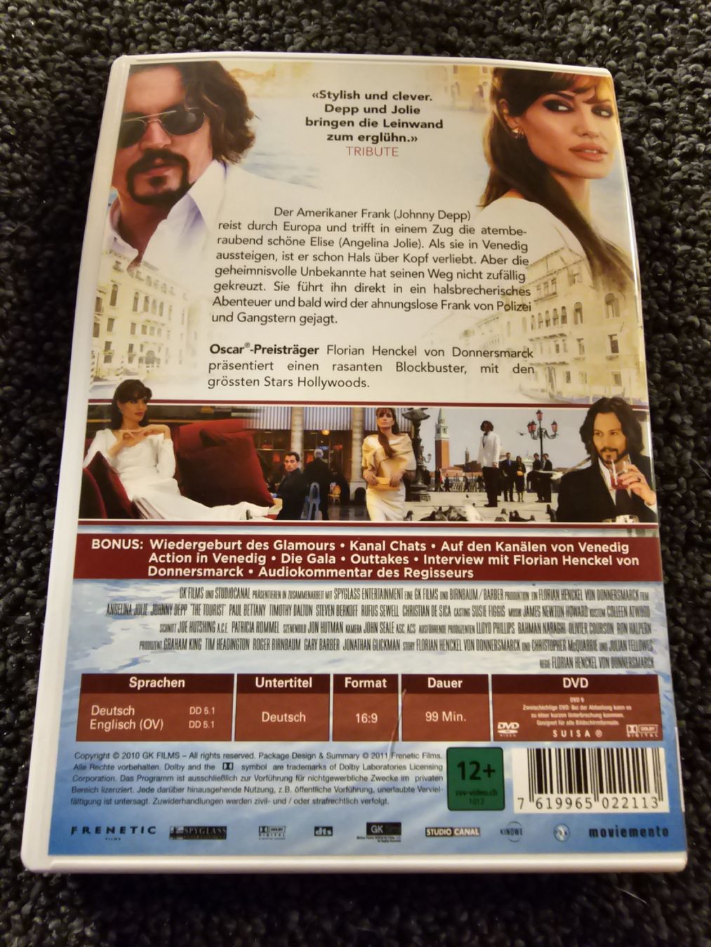 Tutti i DVDs: The Tourist DVD(18430) – Usato da Ruswil venduto da jan_bxl5 1