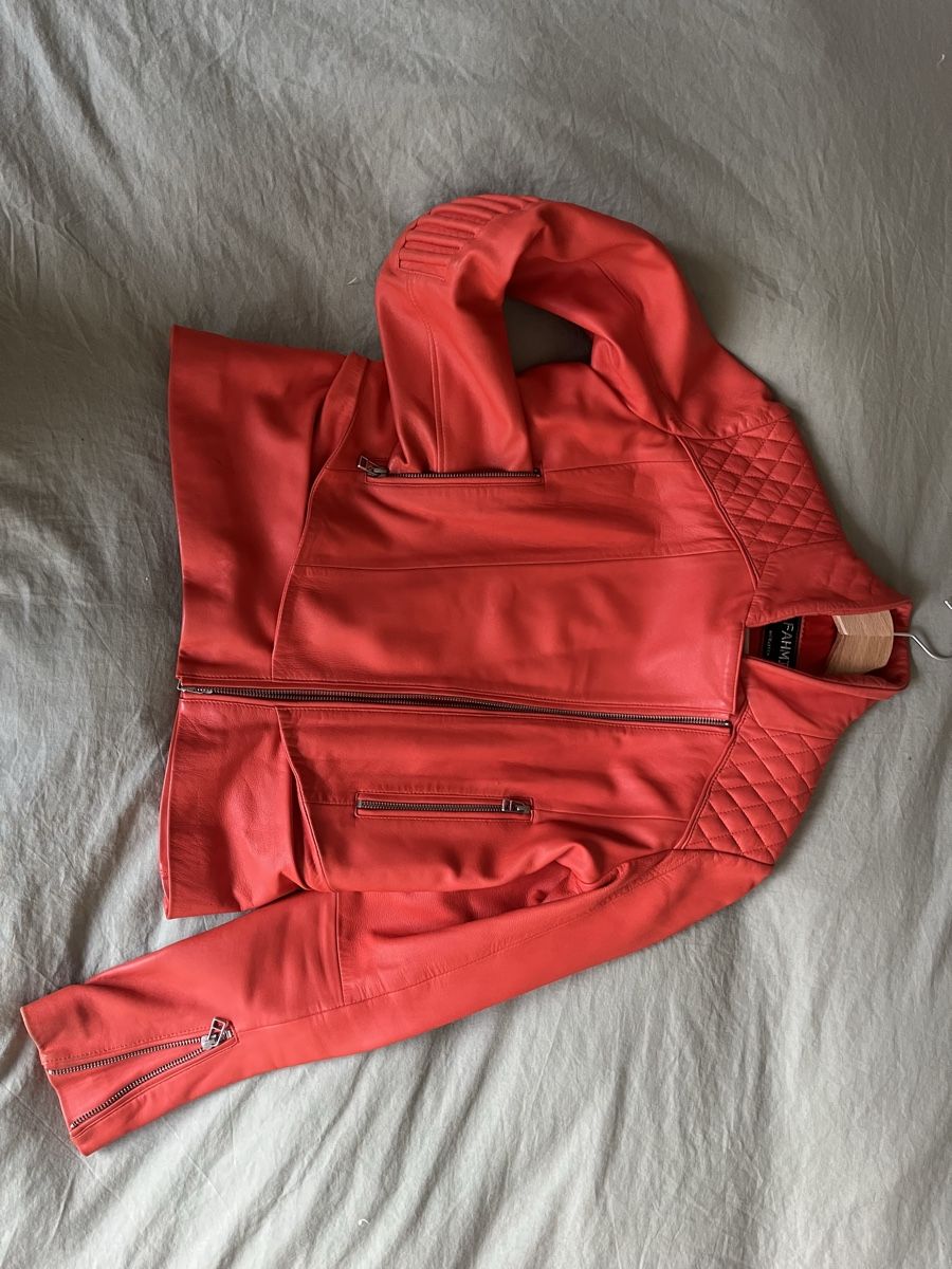Giacche: Lederjacke Dunkel Orange – Usato da Basel venduto da mar_rlr9 2