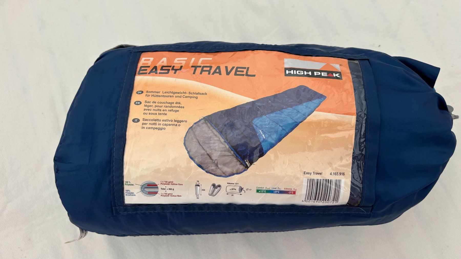 Sacs de couchage: Sommer Schlafsack - Basic Easy Travel - High Peak - Rechts – D'occasion à Rheinfelden par sabine0101 2