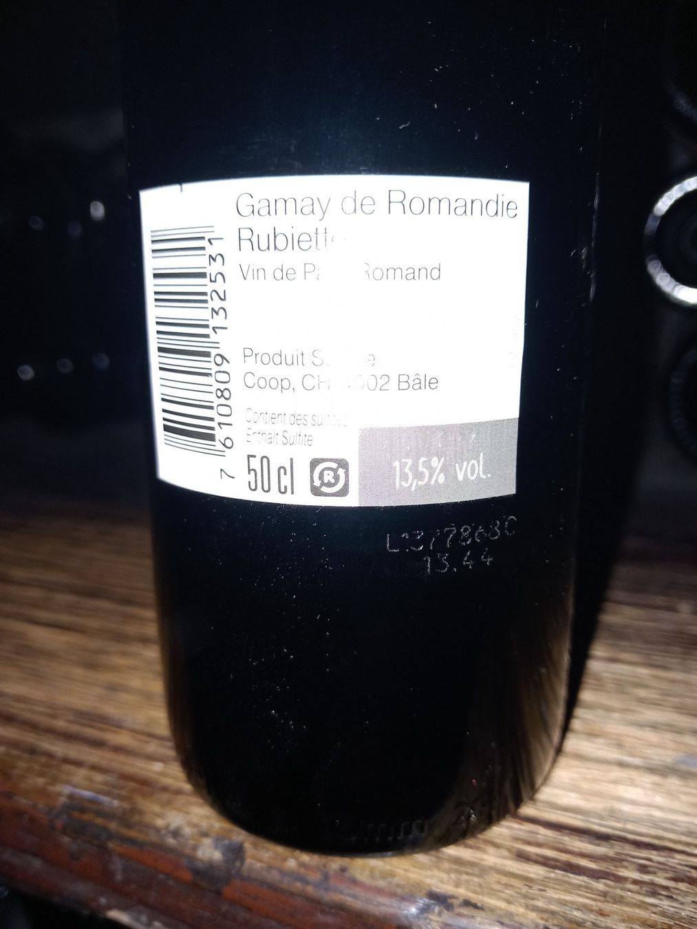 Vino: Gamay de romandie 50cl – Nuovo (secondo la descrizione) da Le locle venduto da juliensaran 3