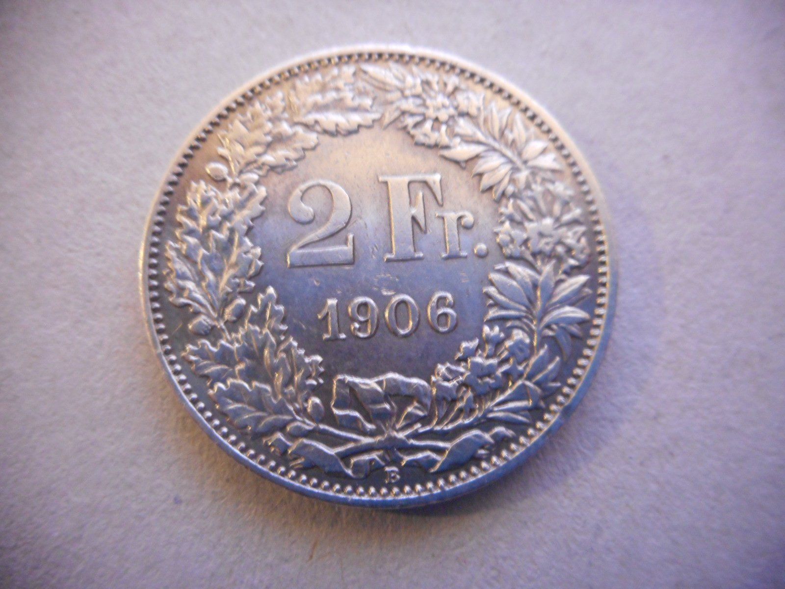 Tutti le monete: 2 Fr. 1906 silber  vorz – Usato da Kriegstetten venduto da pizlad2010