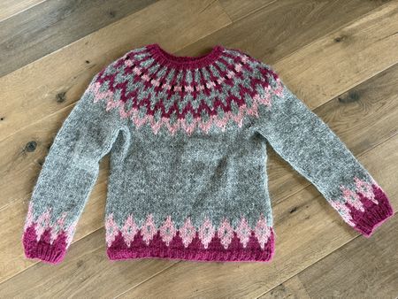 Wollpullover aus Islandwolle S/M
