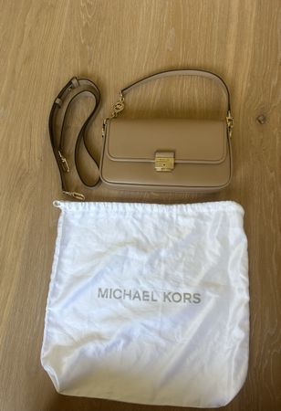 Michael Kors beige camel tan shoulder bag