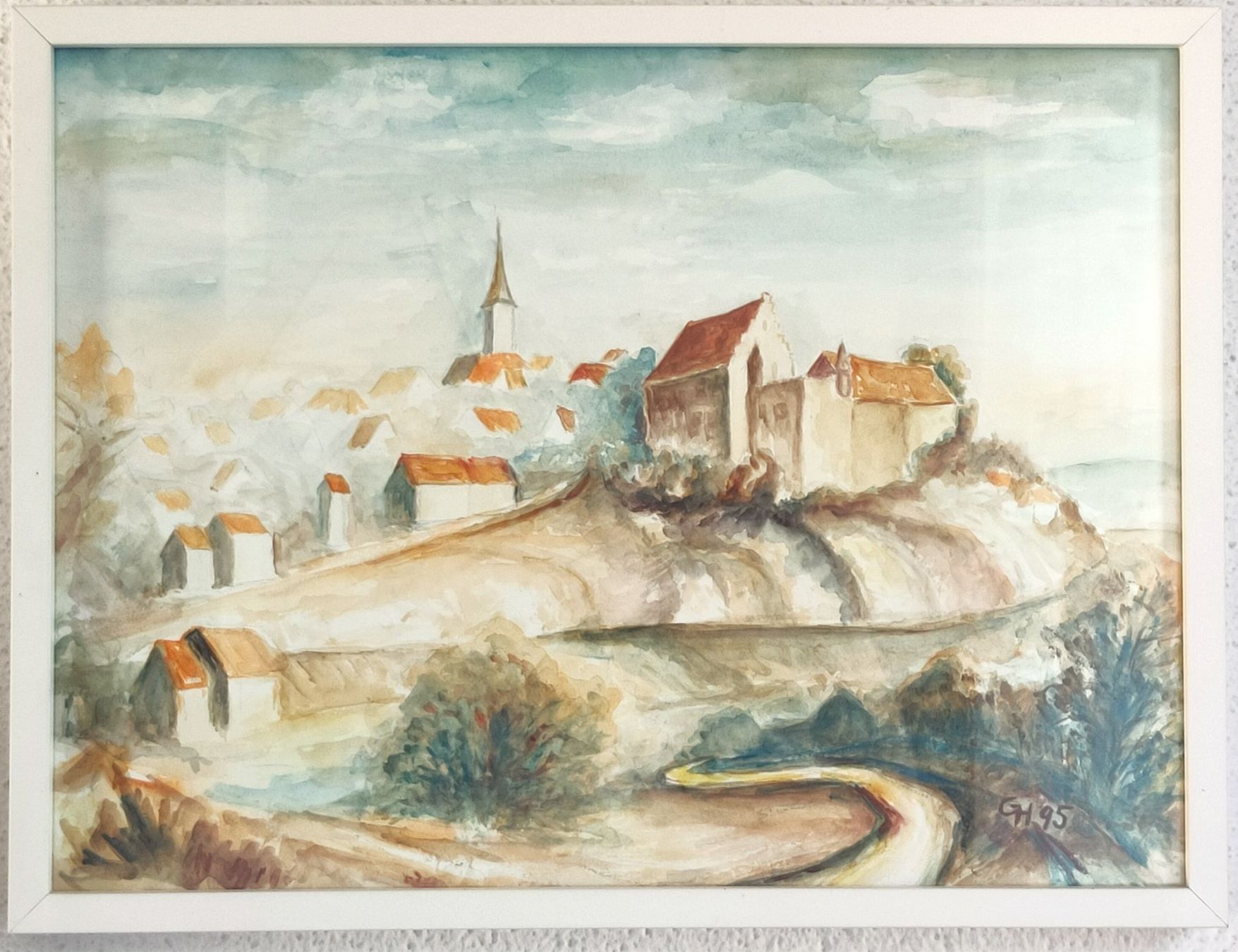 Dipinti: Triptychon Trilogie Höfingen Leonberg Günter Hermann 1995 – Usato da Widen venduto da The_Queen 3