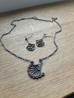 Schmuckset Kette und Ohrringe