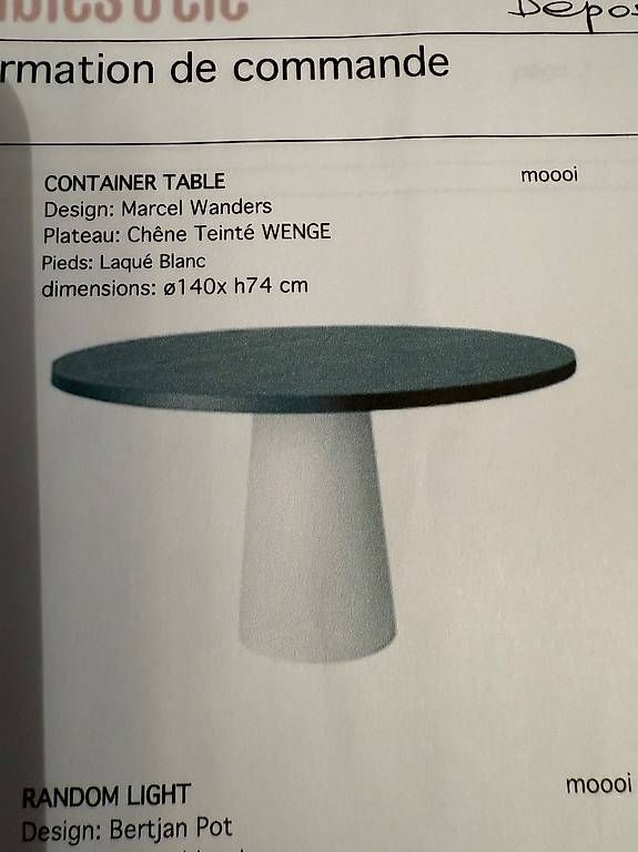 Tischset: La table ronde et 4 chaises – Gebraucht aus Nyon von leo_dhs6 1