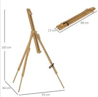Adjustable Wooden Artist Easel Stand - Feld Staffelei
