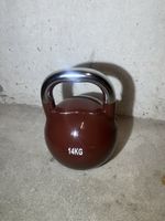 Kettlebell 14kg braun guter Zustand