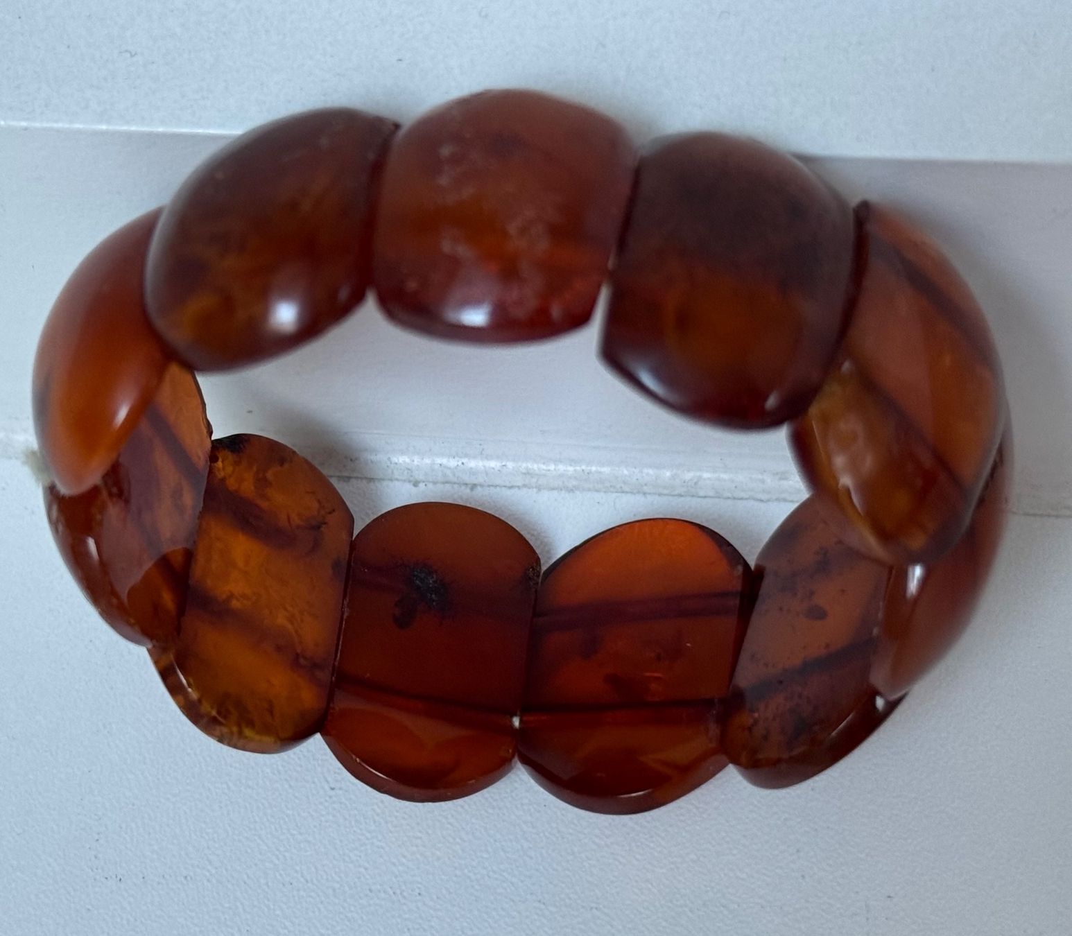Armbänder & -reifen: Bracelet vintage en ambre véritable – Gebraucht aus Denges von peumens 5