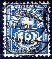 ZIFFERMUSTER 12 RP MIT VOLLSTEMPEL 1900 ERHALT SIEHE SCAN-23