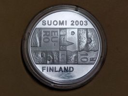 Finnland 10 Euro "Anders Chydenius" 2003 Silber Kl. Auflage