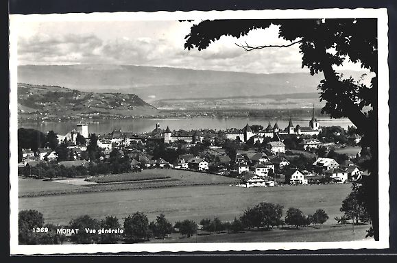 Cartoline postali: AK Morat, Vue generale – Usato da Berlin venduto da bartko-reher