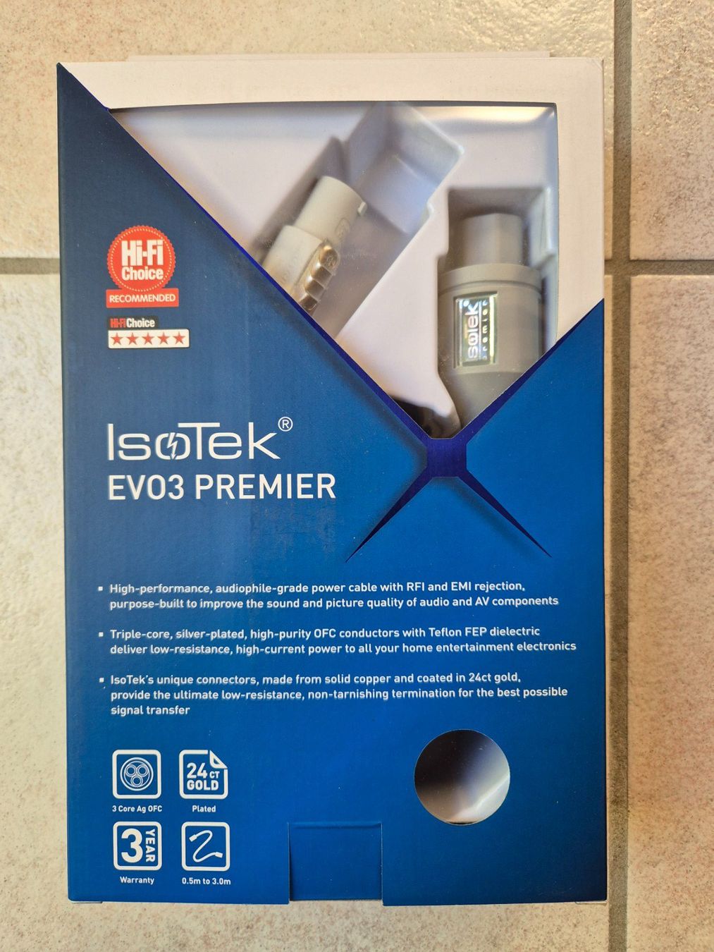 Isotek Cavi: IsoTek EVO3 Premier Netzkabel System Link 0.5m – Usato da Beringen venduto da 2015ursh 6