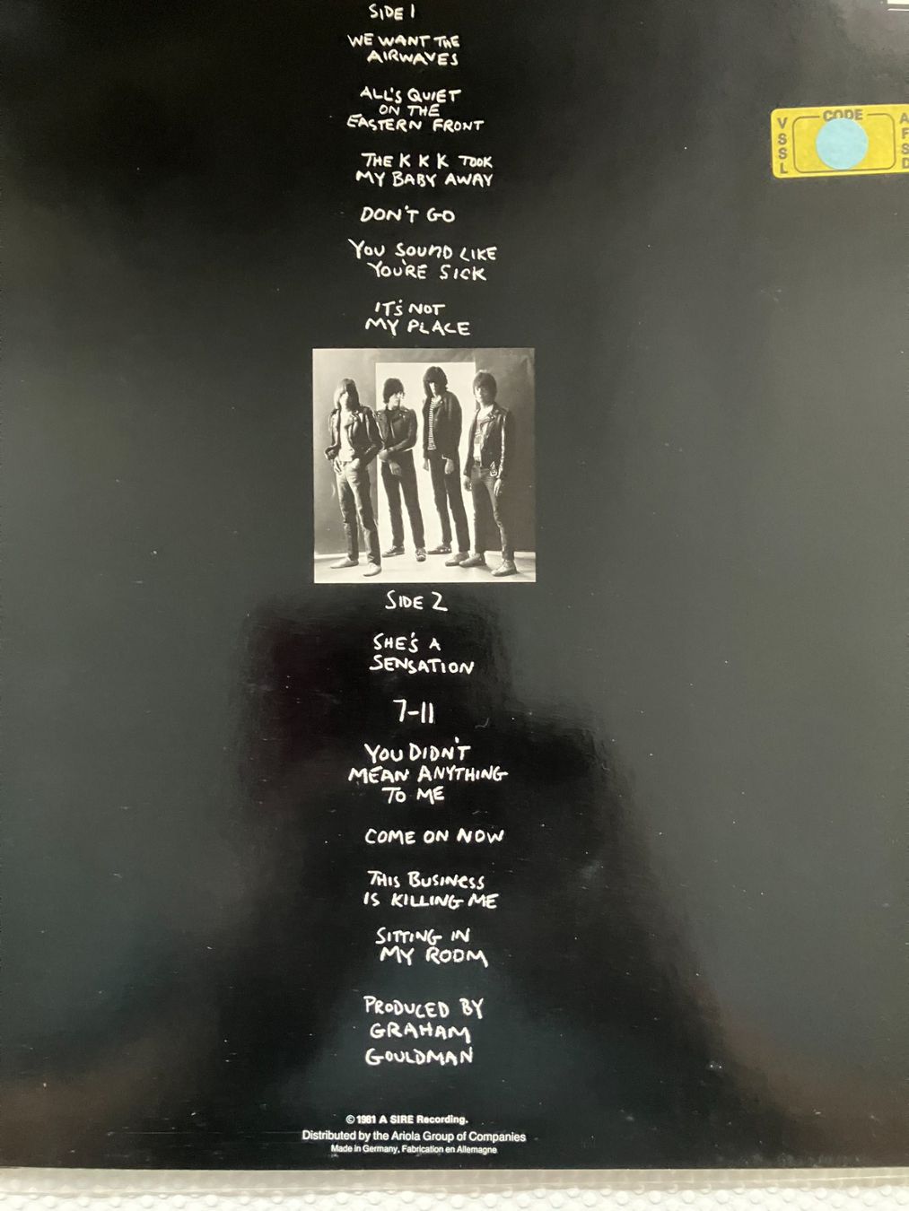 Dischi in vinile: Ramones – Usato da Aarwangen venduto da Jukebox3 3