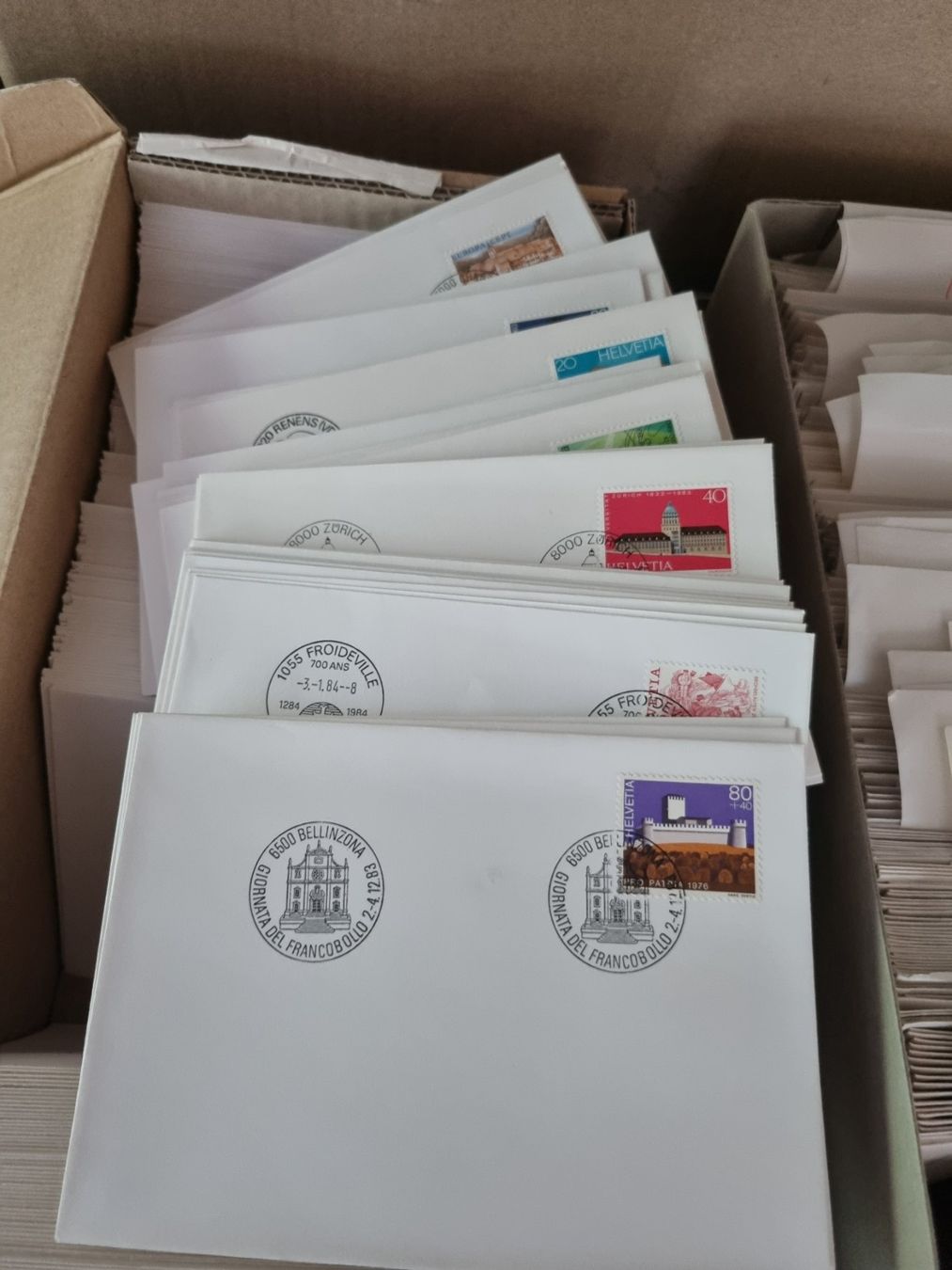 Alle Briefmarken: Grosser Posten mit ca. 2500 CH Sonderbriefe/FDC – Gebraucht aus Gümligen von Geniusbuy 2