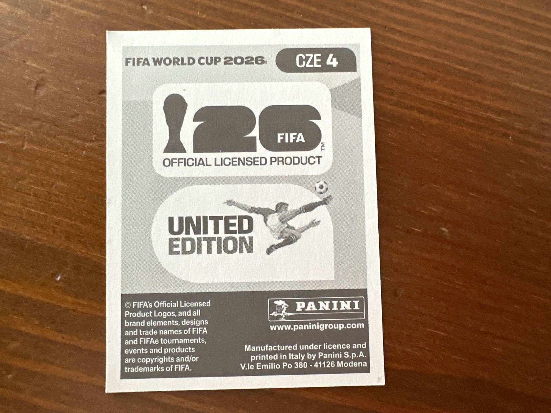 Panini Sammelbilder & Trading cards: Panini CZE 4 FIFA World Cup 2026 – Neu und originalverpackt aus Würenlos von gtvlady_82 1
