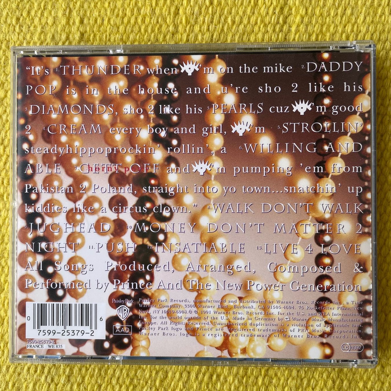 CD: PRINCE-DIAMONDS AND PEARLS – Usato da Rorschacherberg venduto da CD-Roli 1
