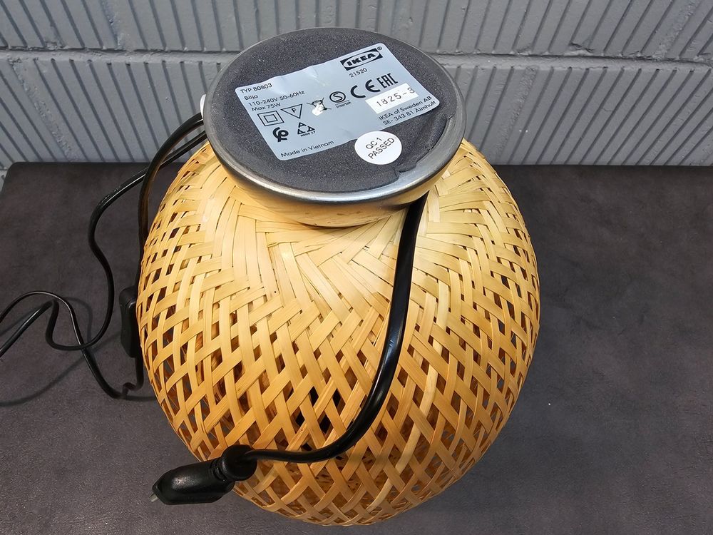 Ikea Hangeleuchte Bambus