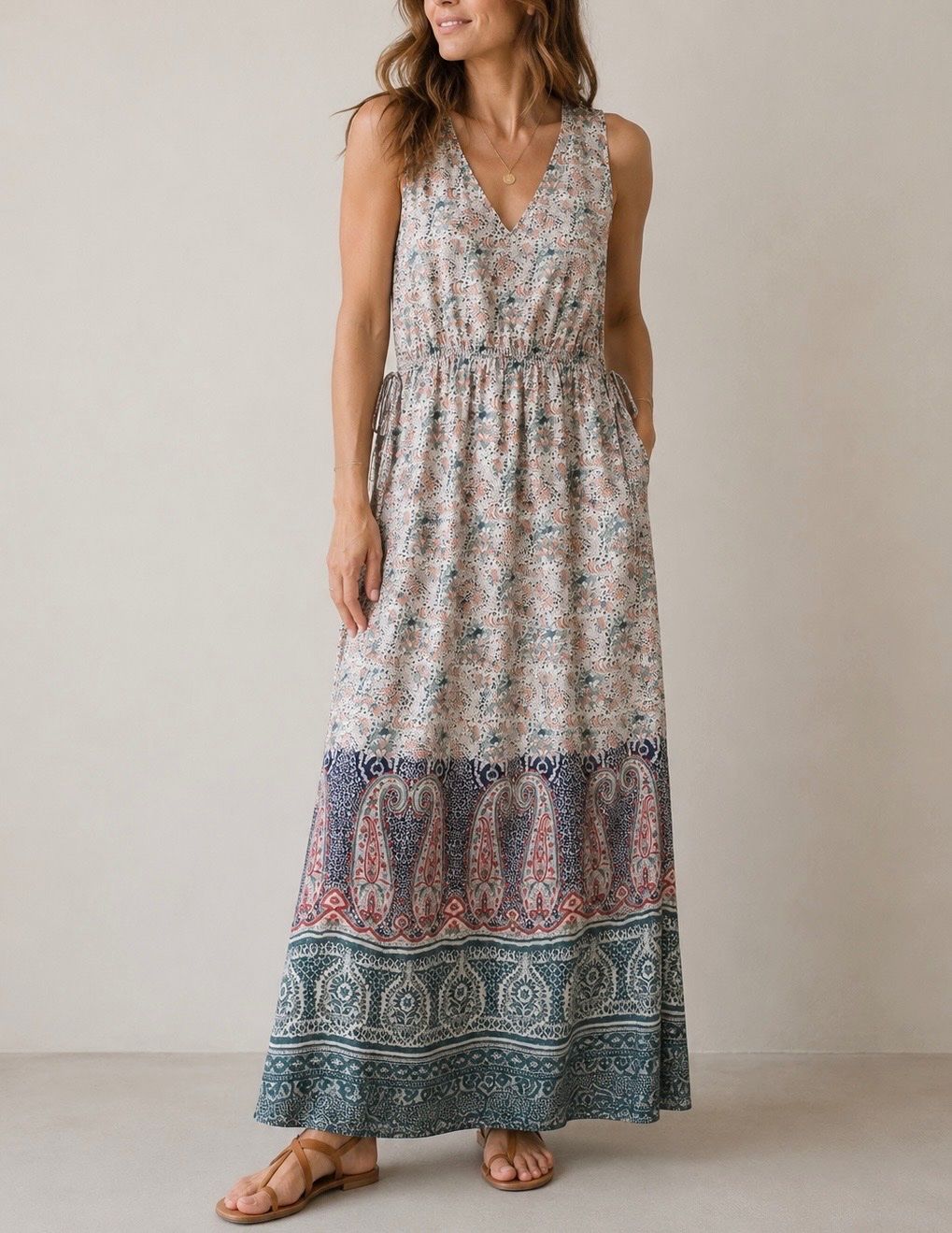 Vestiti: Oui Maxikleid aus Baumwolle - Gr. S – Usato da Illnau venduto da Monkky