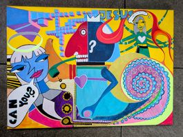 Original painting on canvas "The Game"