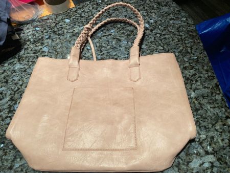 Damen-Handtasche mit kleiner Innentasche rosa