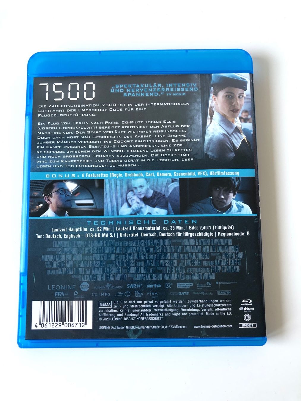 Tutti i DVDs: 7500 (2019) - Bluray – Usato da Bern venduto da McFlurry_08 1