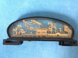 Vintage chinesische Kork Diorama