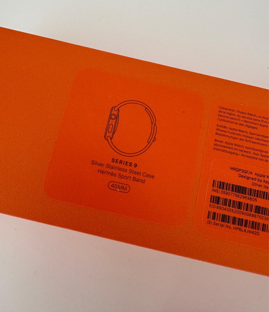 Apple Smartwatch: Hermes Apple Watch Series 9 - Silber - 45 mm – Usato da Oetwil an der Limmat venduto da tommyb1982 7