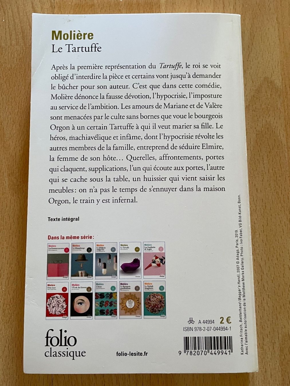 Bücher: Le Tartuffe  Molière – Gebraucht aus Chamoson von daleva0204 1